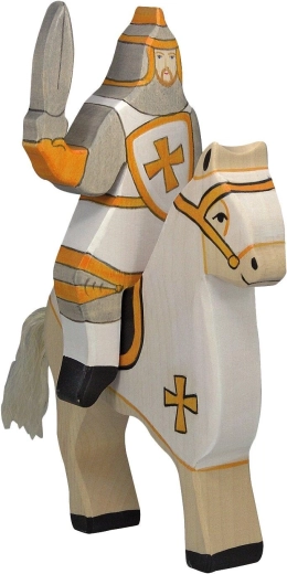 Holztiger white tournament knight (without horse) - 1 piece