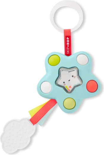 Pop Star C-Ring Toy with Rattle and Teether SKIP HOP