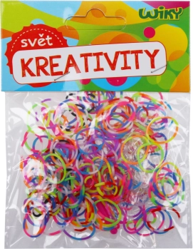 Čarobne prugaste pletilne gumice mix boja