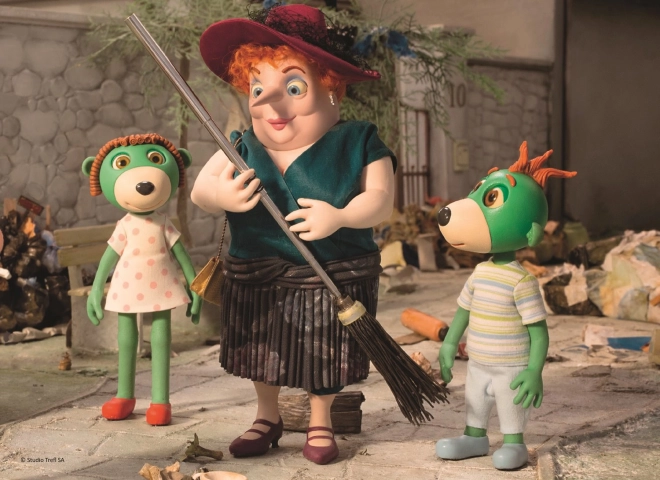 Puzzle Trefliki S tetkom 20 dijelova