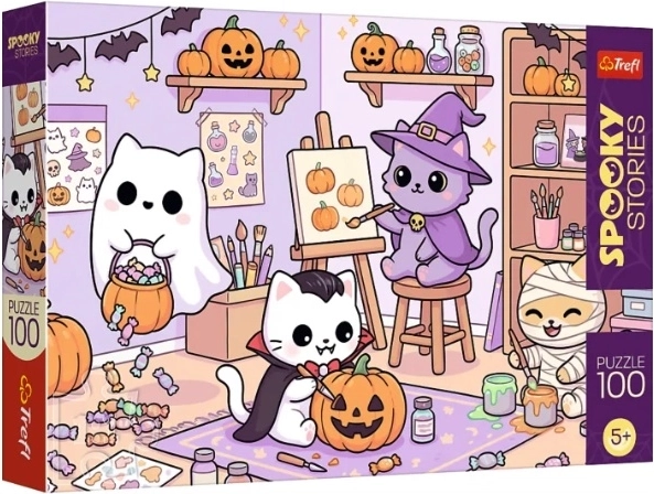 Puzzle od 100 dijelova SpookyStories – Mała pracownia magii - 1 komad