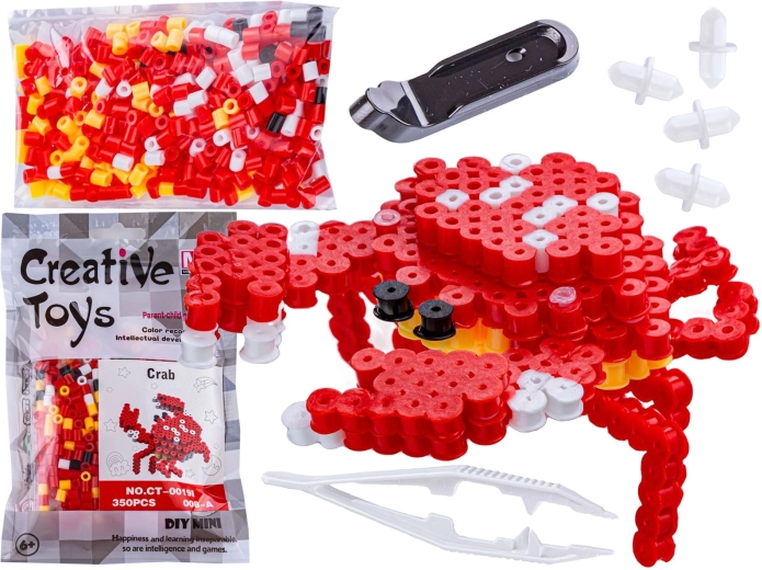 Perle za glačanje 3D – predložak rak (vrećica) - 1 komad