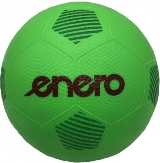 Gumena nogometna lopta Enero 22 cm zelena