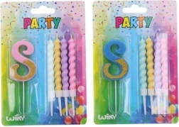 Rođendanska svjećica broj 8 s 4 svjećice