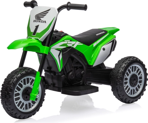 Električni dječji motocikl Milly Mally Honda CRF 450R zeleni (tricikl)