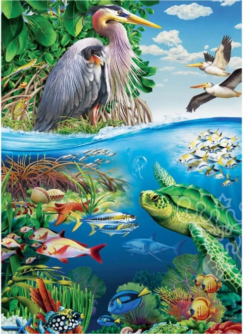 Obiteljska slagalica Dan planeta Zemlje 350 dijelova COBBLE HILL