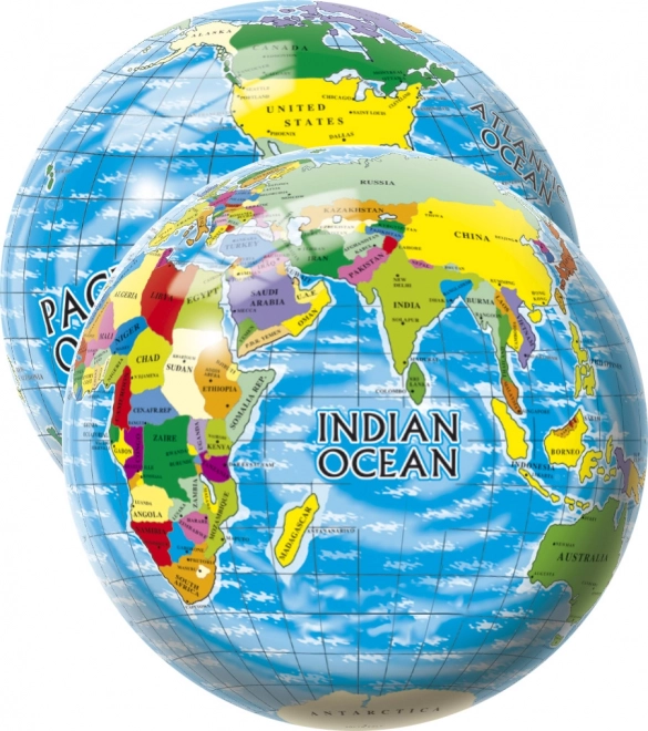 Lopta Karta svijeta 23 cm