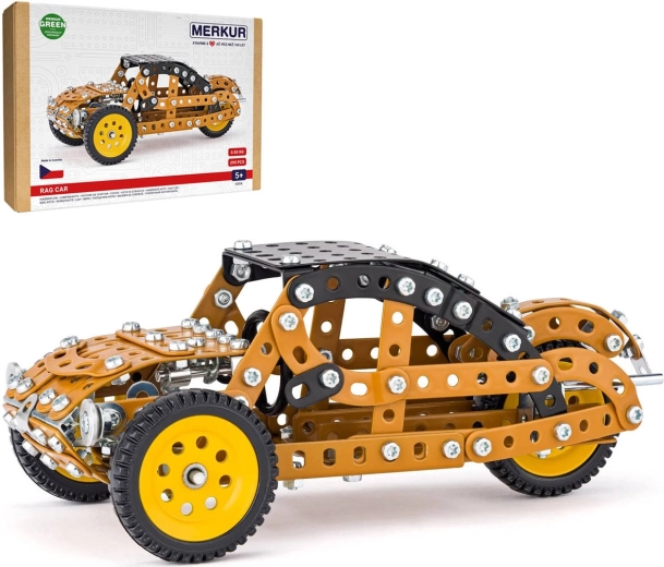 Merkur metalni građevinski set – povijesni automobil hadraplán, 295 dijelova