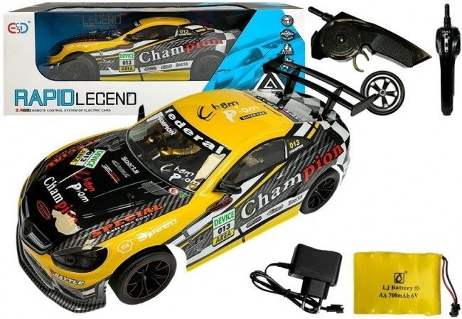 Daljinski upravljani sportski automobil 2,4 GHz – žuto