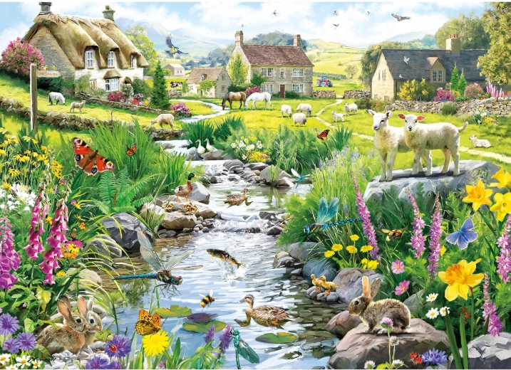 Gibsons Puzzle Bubbling Brook 1000 Pieces