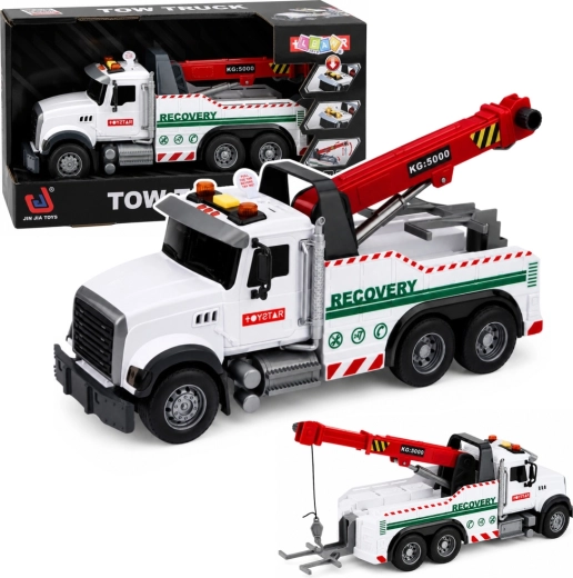 Construction truck with adjustable crane, lights and sounds 1:14 - 1 piece
