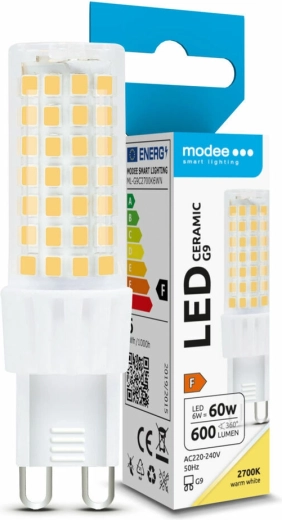 LED žarulja G9 6W toplo bijela MODEE LIGHTING Ceramic