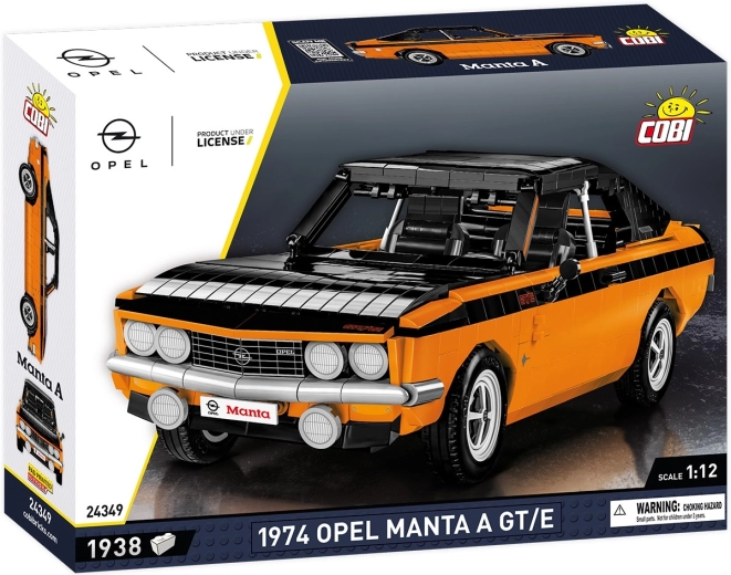 COBI Opel Manta A GT/E 1974 car building set 1:12 (1938 pieces)