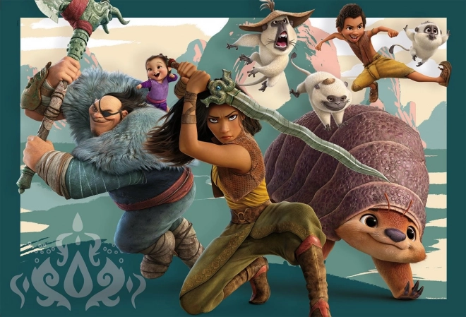 Puzzle Raya i zmaj MAXI 104 dijelova Clementoni