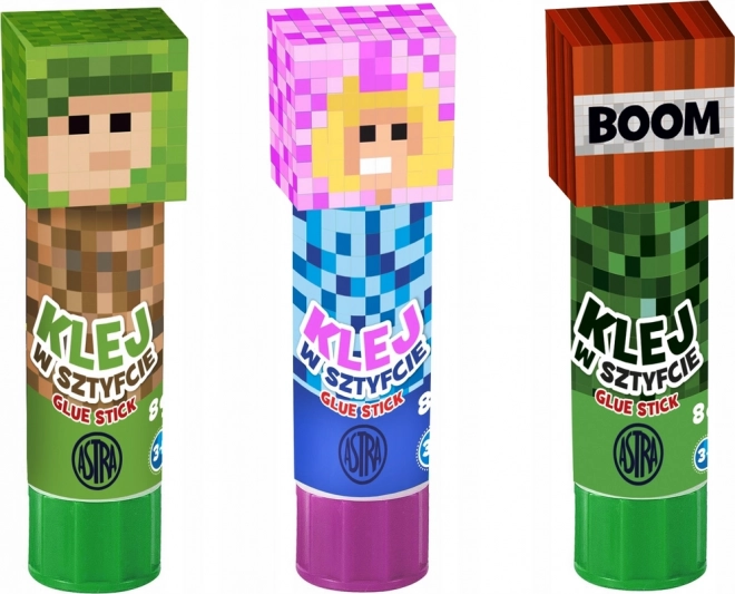 Astra ljepilo u stiku 8 g – Pixel One (mješavina boja)