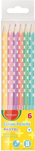 Pastelne trokutaste pastele Keyroad, set od 6 boja