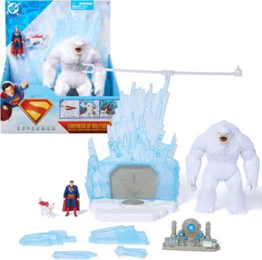 Igraći set DC Comics Superman – Tvrđava samoće s 3 figurice i dodacima