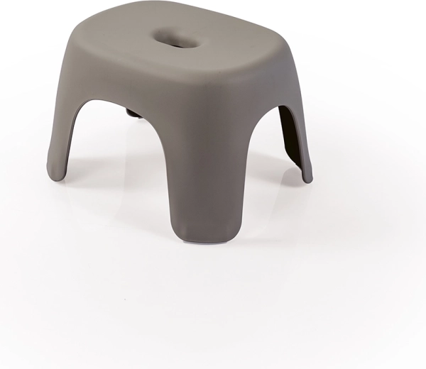 Protuklizna dječja klupica Step Up, siva, 31 × 20 × 25 cm