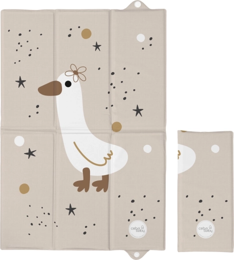 Ceba Baby putna podloga za presvlačenje basic star duck 60 × 40 cm