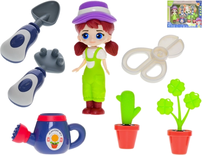 Vrtlarica lutka 15 cm s dodatcima
