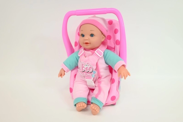 Babyboo lutka sa zvukovima 28 cm s nosiljkom