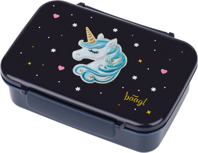 Baagl kutija za užinu s pregradama Unicorn Gold