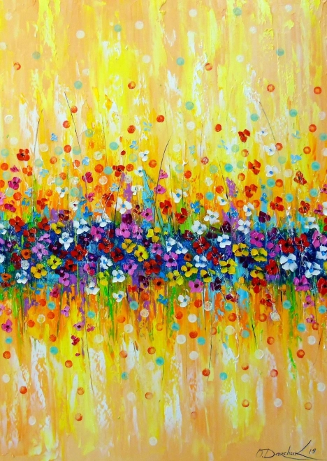 Zagonetka nježna apstrakcija u bojama 1000 komada