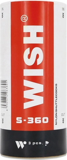 Badmintonske loptice WISH S-360, 3 kom