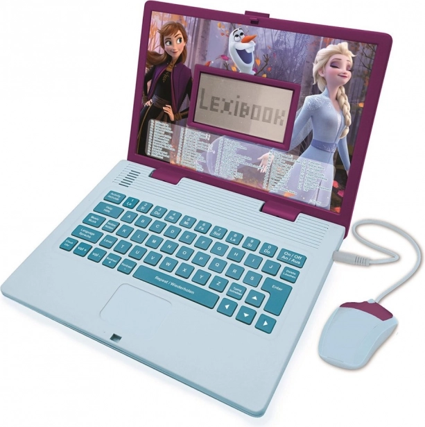 Dvojezični Disney Frozen edukativni laptop s aktivnostima