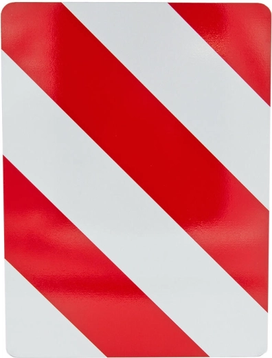 Reflektirajuća upozoravajuća ploča 30 × 40 cm lijeva aluminijska