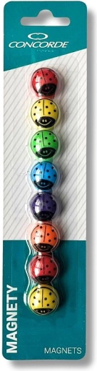 Magneti s bubamarama 20 mm, 8 kom