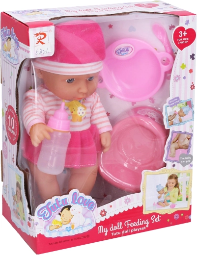 beba piški 30 cm sa zvukovima i priborom