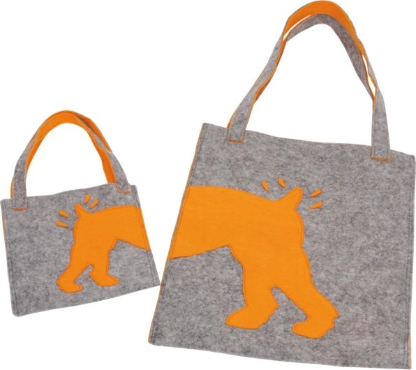 Small Foot filcane torbe Struppi – set 2 kom