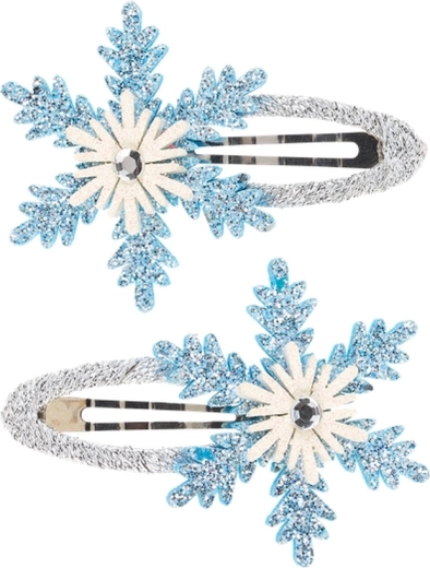 Souza! Aspen hair clips with blue stars