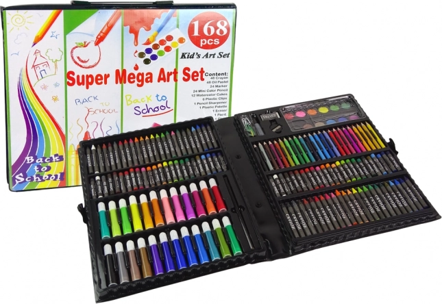 Kreativni slikarski set u koferu 168 komada