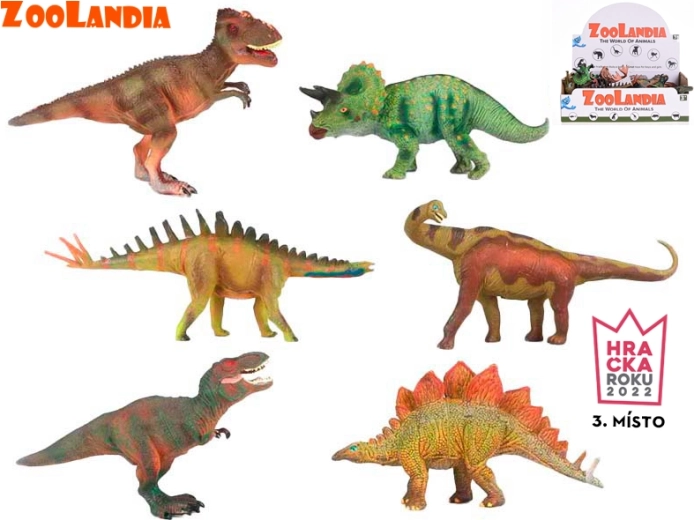 Zoolandia figure dinosauri 15–18 cm, set od 6 vrsta