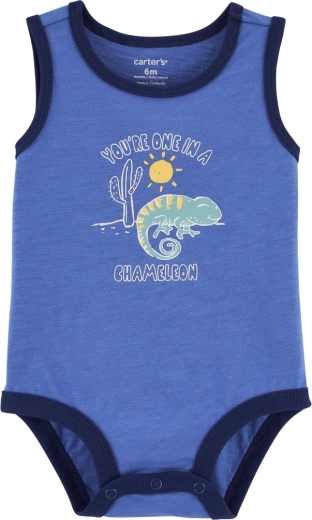 Carter's dječji bodi bez rukava Blue Chameleon, veličina 3 m
