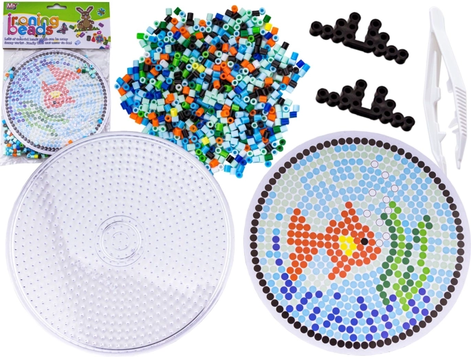 Iron-on beads – fish in an aquarium (template in a bag)
