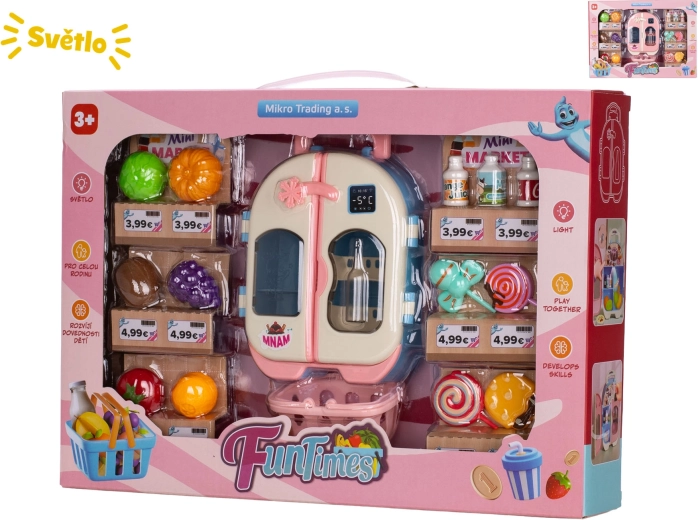 Kids' fridge with light effects 14 cm