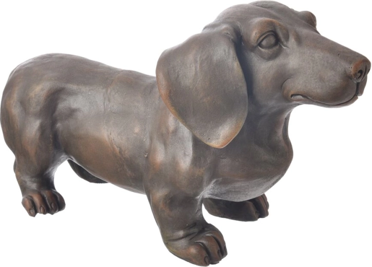Keramička figurica jazavčar smeđi 43 cm