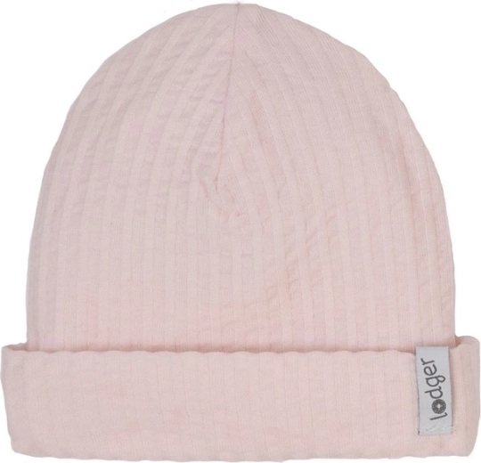 Lodger pamučna kapica Beanie Seersucker tan 0–6 mjeseci