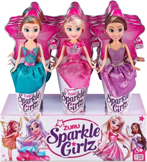 Lutka SPARKLE GIRLZ princeza u kornetu 10,5" – display 12 kom