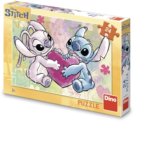 Dino slagalica Stitch Love Story, 24 dijela