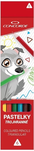 Voštane bojice CONCORDE trokutaste 6 boja