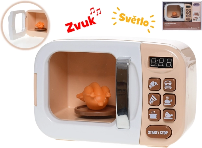 Dječja mikrovalna pećnica s realističnim svjetlima i zvukovima