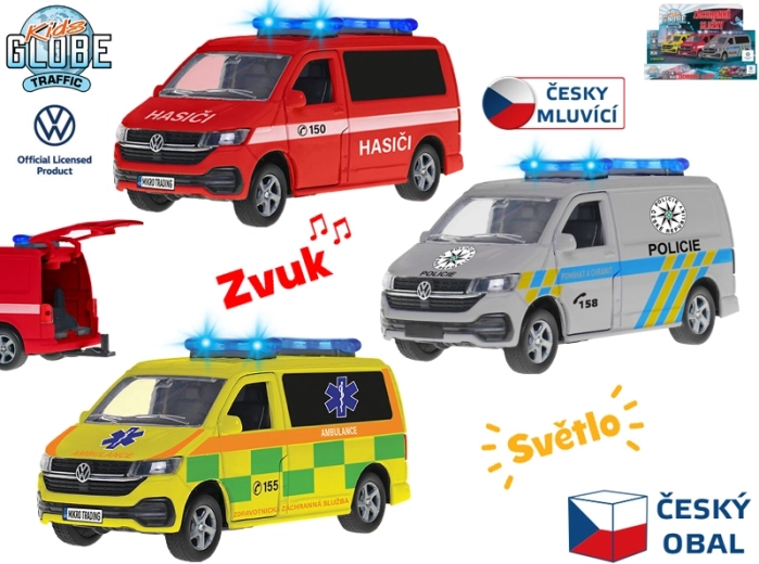 Kids Globe Traffic spasilačko vozilo VW sa svjetlima i zvukovima