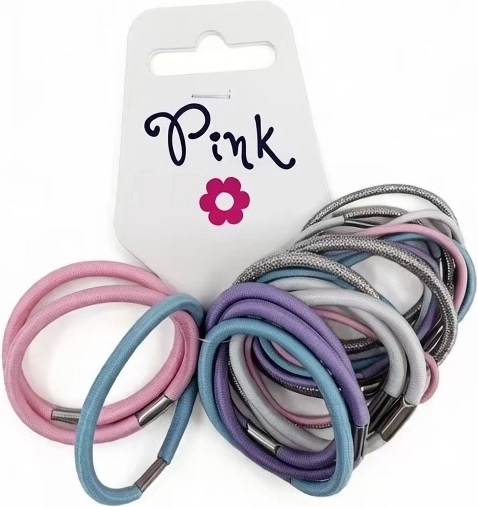 PINK set gumica za kosu 20 kom