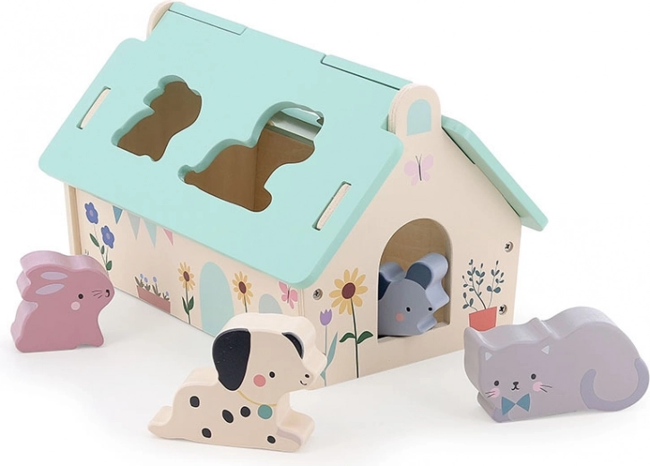 Vilac drvena slagalica kućica za životinje