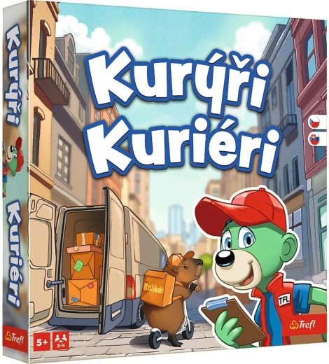 Couriers – board game in a box 26 × 26 × 4 cm - 1 piece