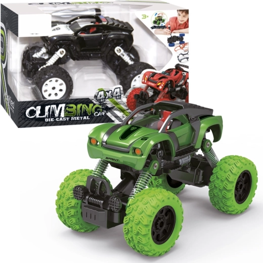 Vijčani autić 1:32 4WD s poteznim pogonom Pull Back